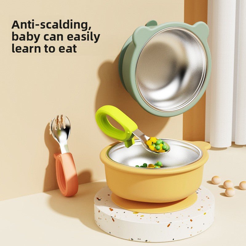 Baby Food Bowl with Suction Disc - RAINSTAR
