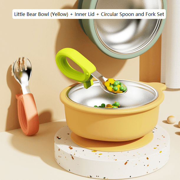 Baby Food Bowl with Suction Disc - RAINSTAR