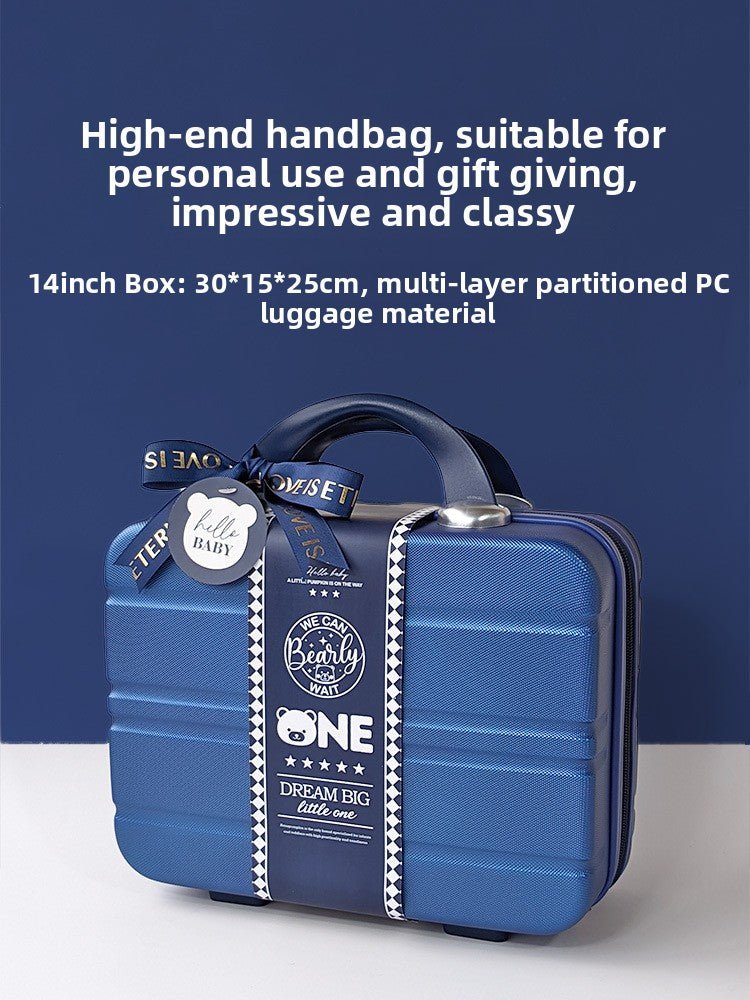 Baby gift box in blue carrying case - RAINSTAR