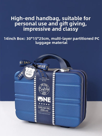 Baby gift box in blue carrying case - RAINSTAR