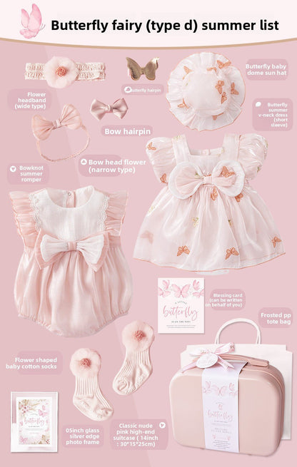 Baby Girl Butterfly Fairy Clothing Gift Set - RAINSTAR
