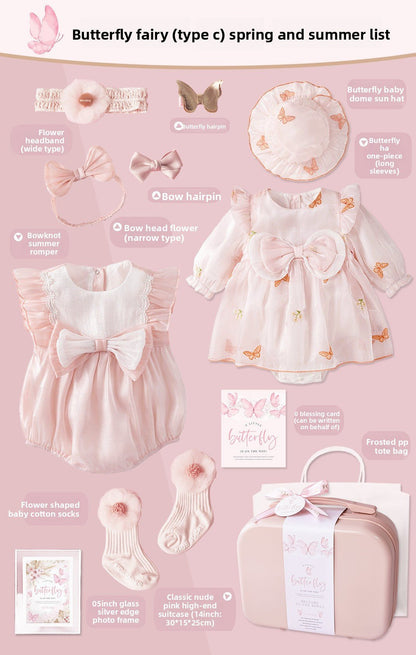 Baby Girl Butterfly Fairy Clothing Gift Set - RAINSTAR