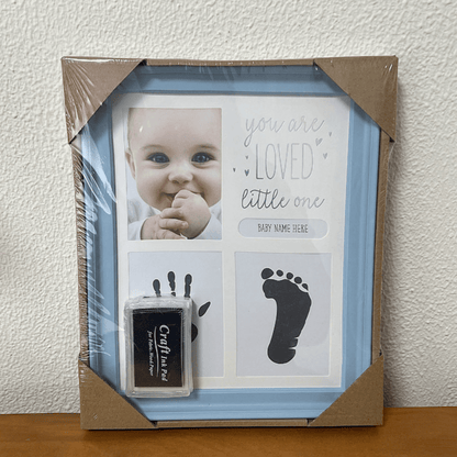 Baby Handprint Footprint Clay Photo Frame - RAINSTAR