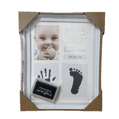 Baby Handprint Footprint Clay Photo Frame - RAINSTAR