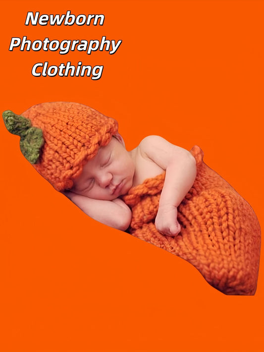 Baby Photo Cute Pumpkin Style Clothing Sleeping Bag Children Photo Clothes - RAINSTAR