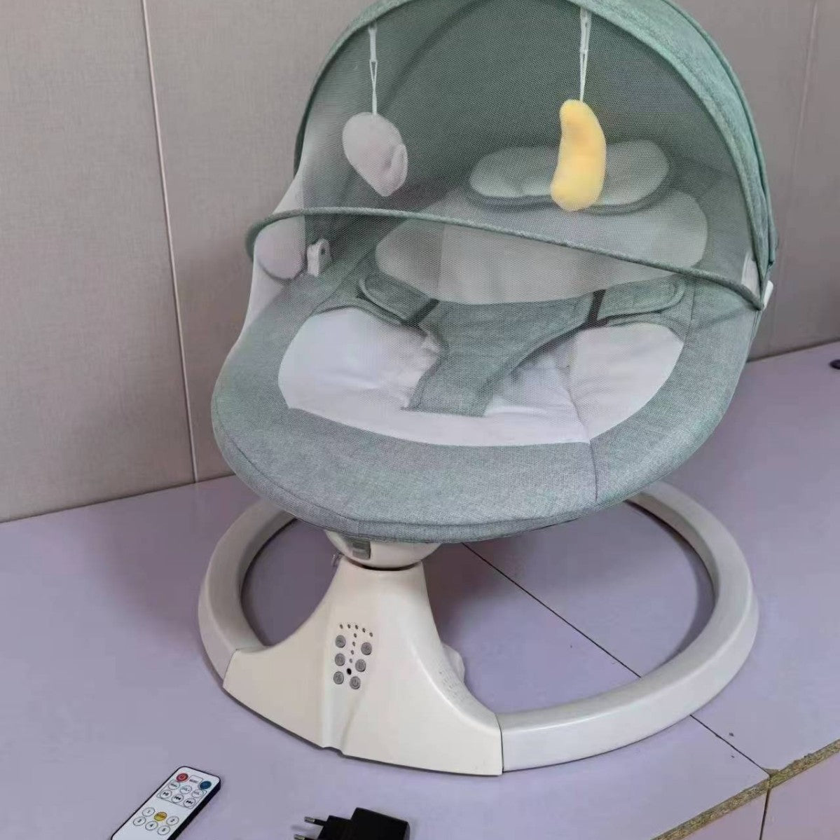 Baby Rocking Chair with Comforting Recliner - RAINSTAR
