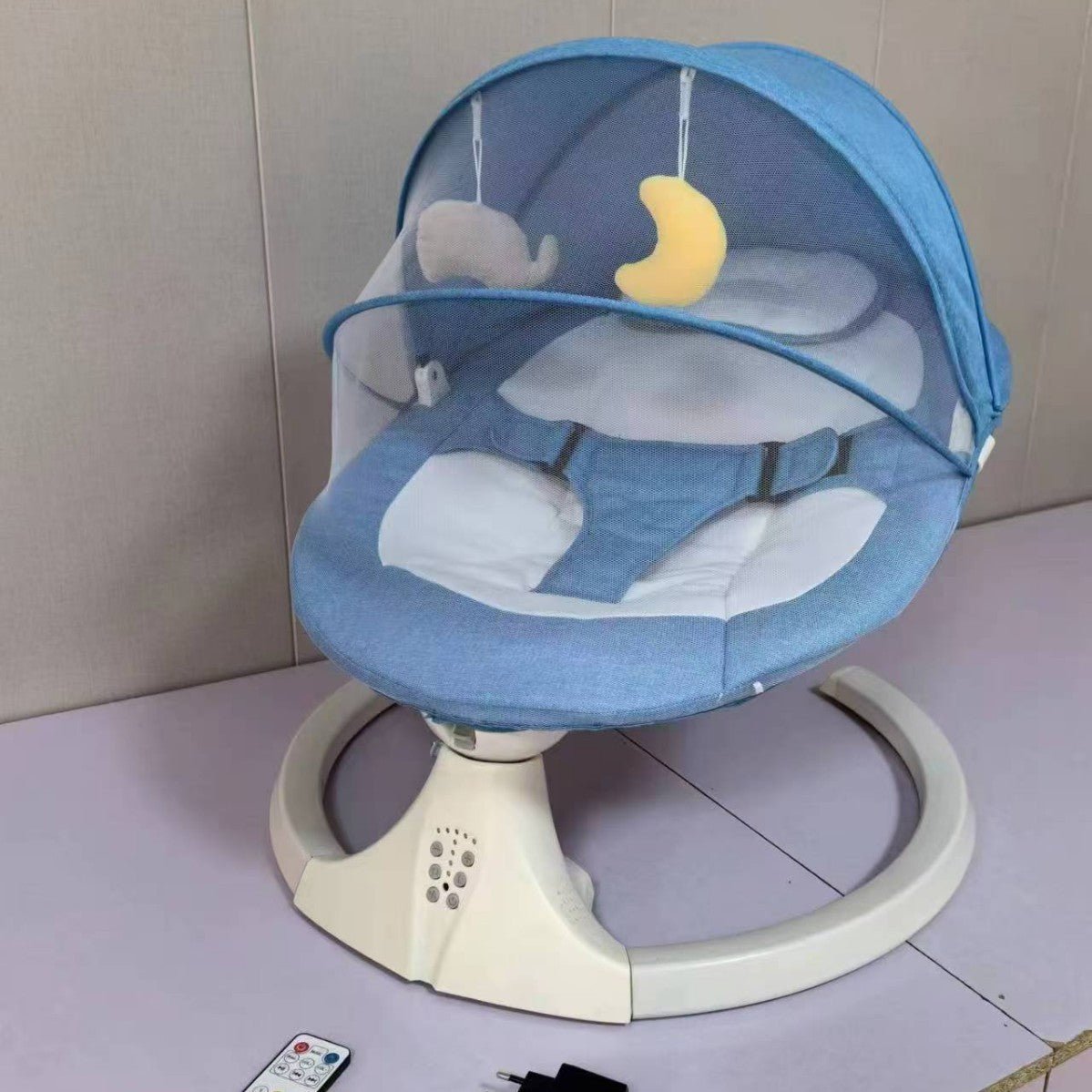 Baby Rocking Chair with Comforting Recliner - RAINSTAR