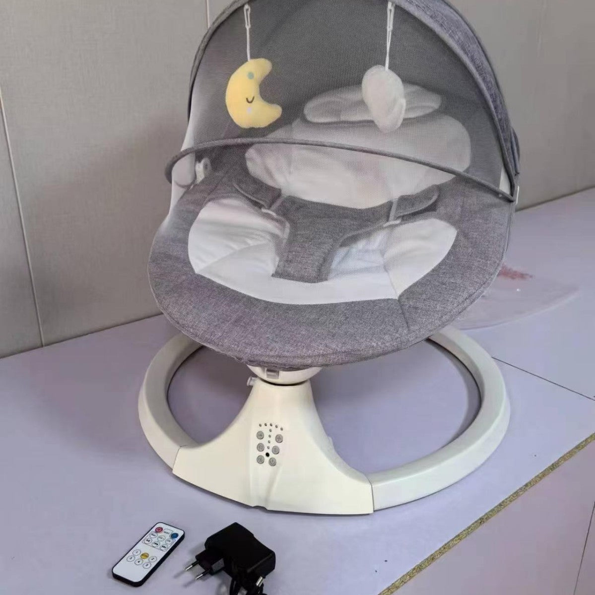 Baby Rocking Chair with Comforting Recliner - RAINSTAR