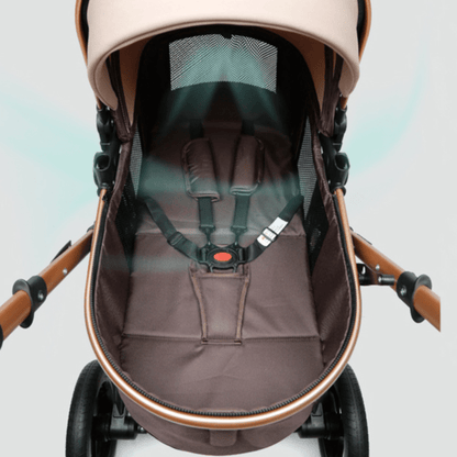 Basket-style baby stroller - RAINSTAR