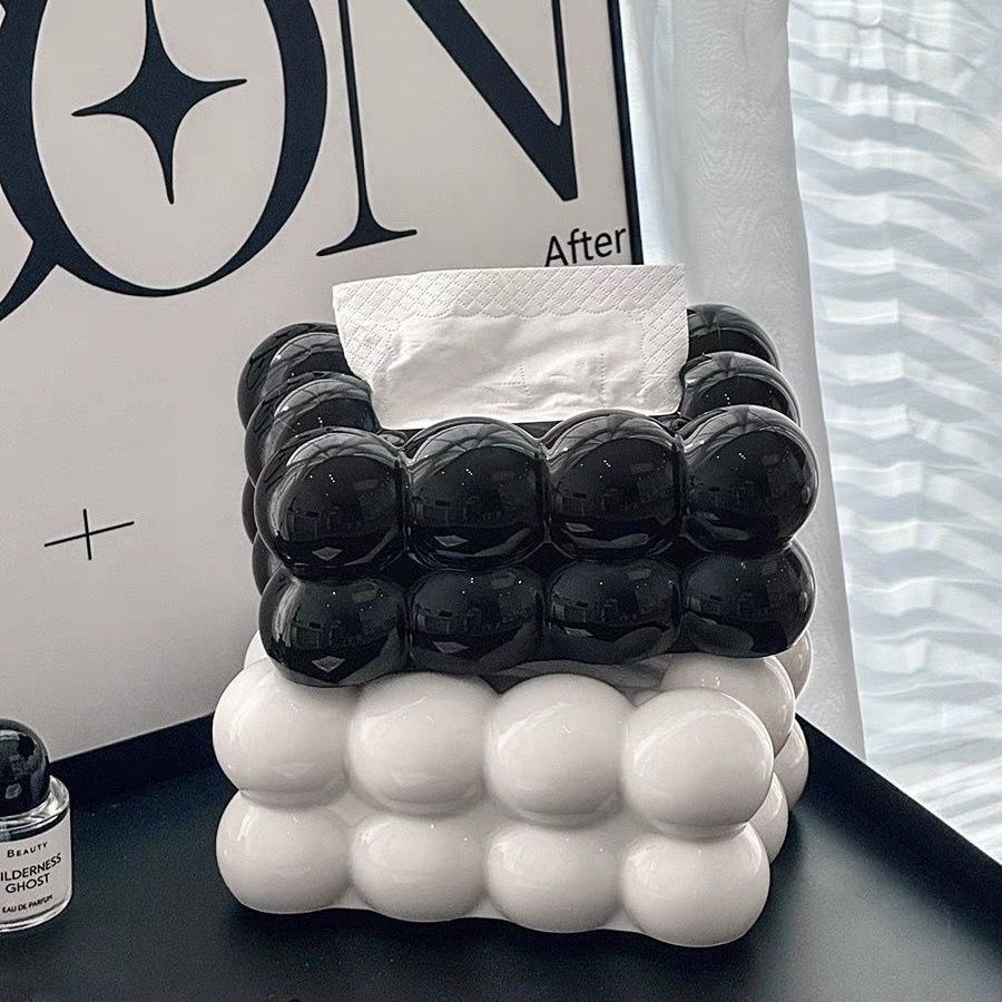 Marshmallow Style Tissue Paper Box