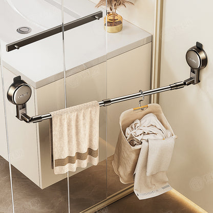 Suction Cup Towel Rack Bathroom Stainless Steel Hanger