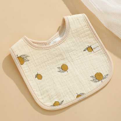 Baby Cotton Bibs with Cartoon Designs