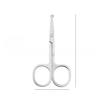 Stainless Steel Beauty Scissors for Eyebrow and Nose Hair Trimming, Makeup Tool