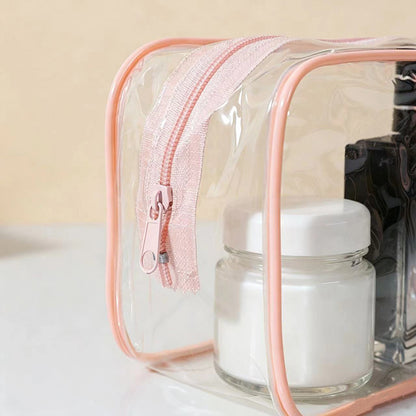 Transparent PVC Cosmetic Storage Bag Set