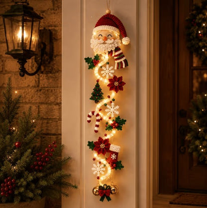 Light-up Christmas Door Hanger