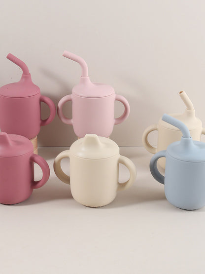 Baby Silicone Straw and Duckbill Cup