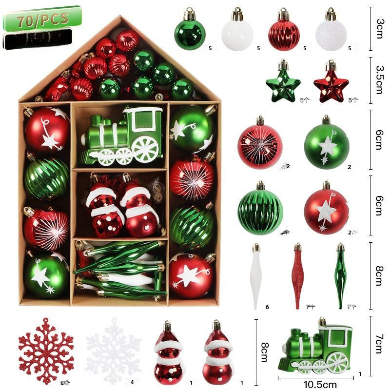 Christmas Tree Ornament Ball Set