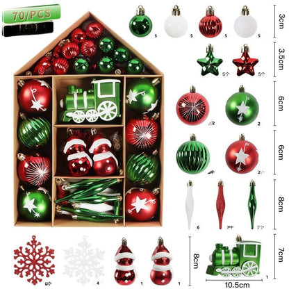 Christmas Tree Ornament Ball Set