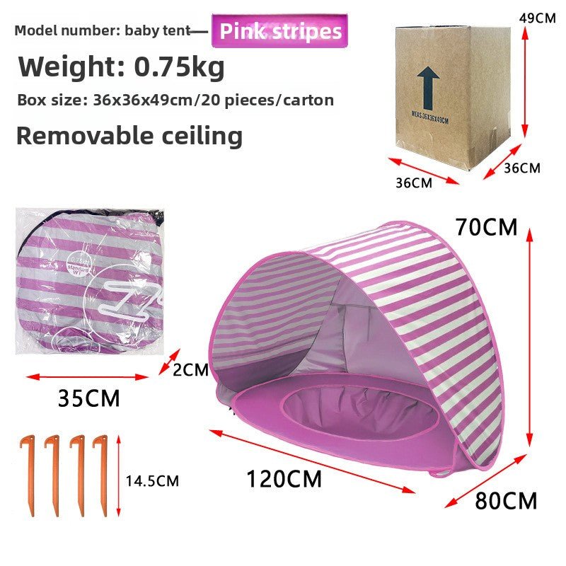 Childrens Baby Beach Sun Shelter Pop Up Tent - RAINSTAR