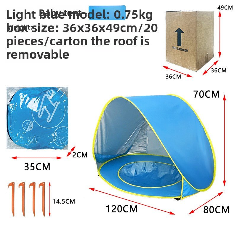 Childrens Baby Beach Sun Shelter Pop Up Tent - RAINSTAR