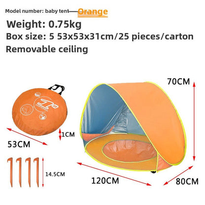 Childrens Baby Beach Sun Shelter Pop Up Tent - RAINSTAR