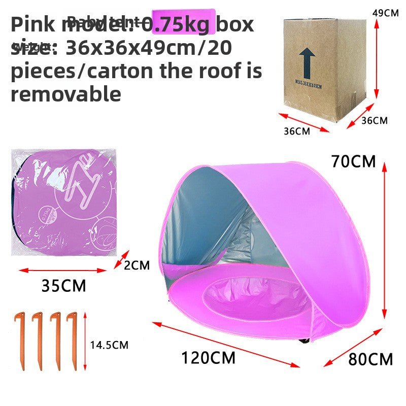 Childrens Baby Beach Sun Shelter Pop Up Tent - RAINSTAR