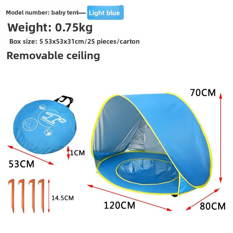 Childrens Baby Beach Sun Shelter Pop Up Tent - RAINSTAR
