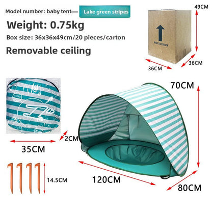 Childrens Baby Beach Sun Shelter Pop Up Tent - RAINSTAR