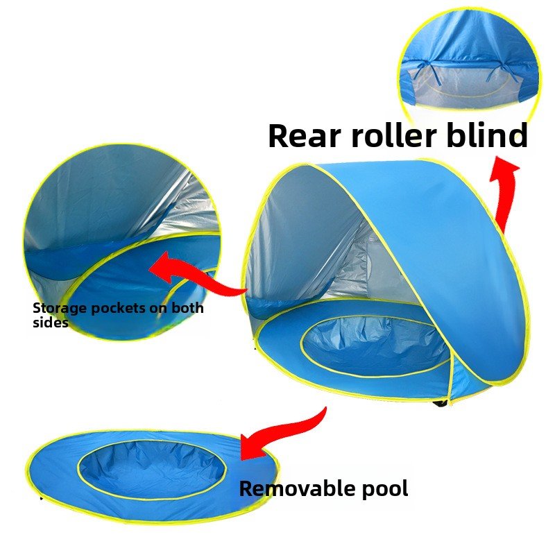 Childrens Baby Beach Sun Shelter Pop Up Tent - RAINSTAR