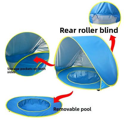 Childrens Baby Beach Sun Shelter Pop Up Tent - RAINSTAR