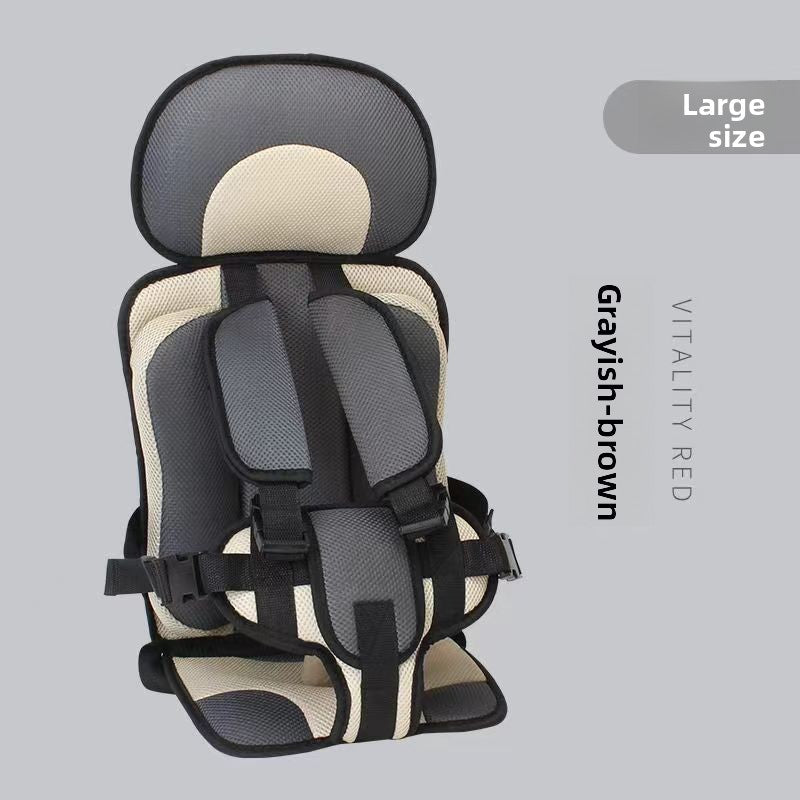 Children's Seat Cushion Simple Portable Baby Car Heightened Cushion Car Standard Seat Cushion for 6 Years Old - RAINSTAR