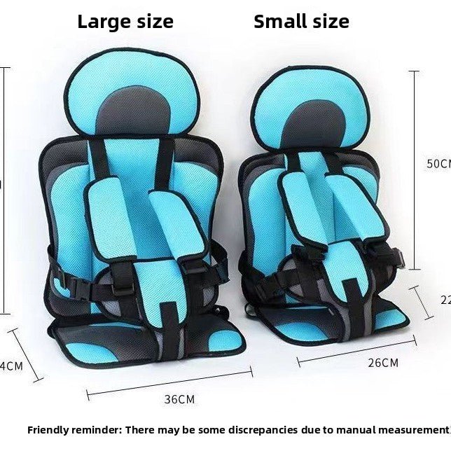 Children's Seat Cushion Simple Portable Baby Car Heightened Cushion Car Standard Seat Cushion for 6 Years Old - RAINSTAR