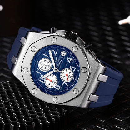 ONOLA Classic Stylish Men's Sports Watch with Silicone Band