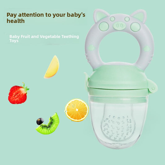 Baby Fruit Vegetable Silicone Teether Pacifier
