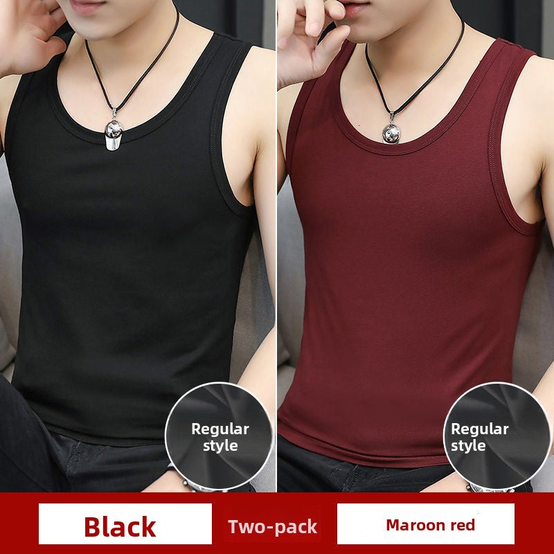 Modal Mens Round Neck Tank Tops