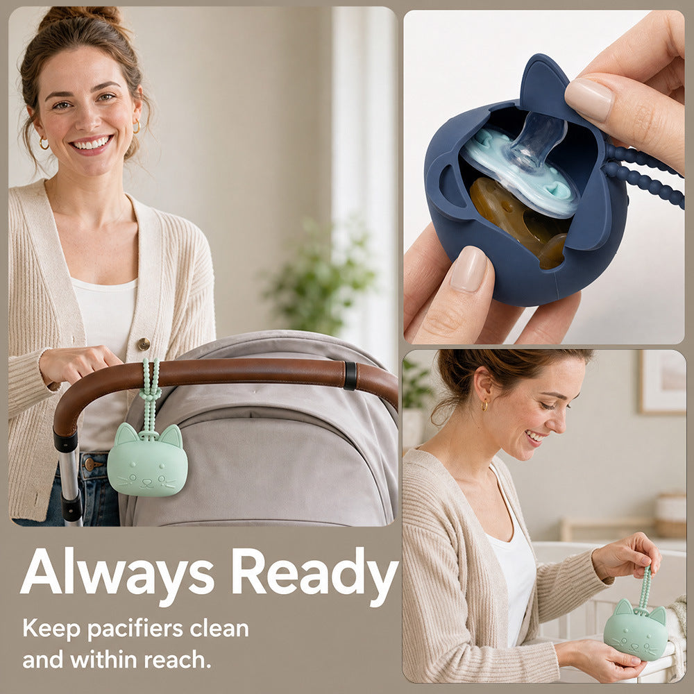 Silicone Baby Pacifier Storage Box