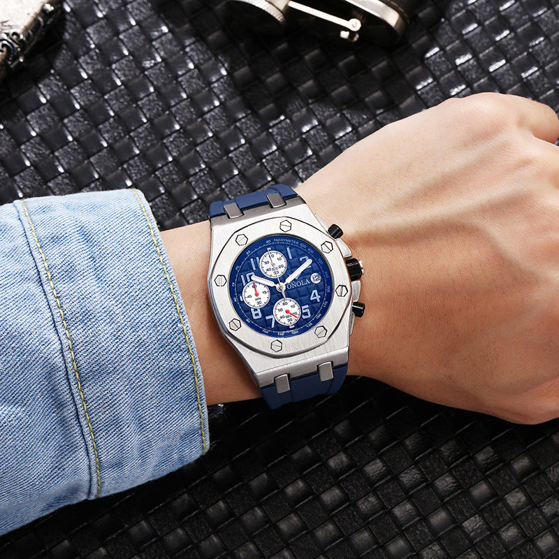 ONOLA Classic Stylish Men's Sports Watch with Silicone Band