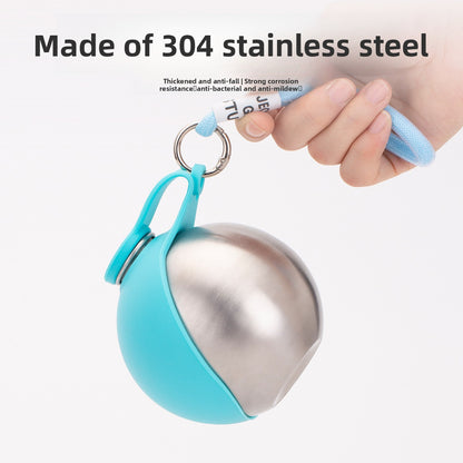 Collapsible Stainless Steel Pet Water Bowl