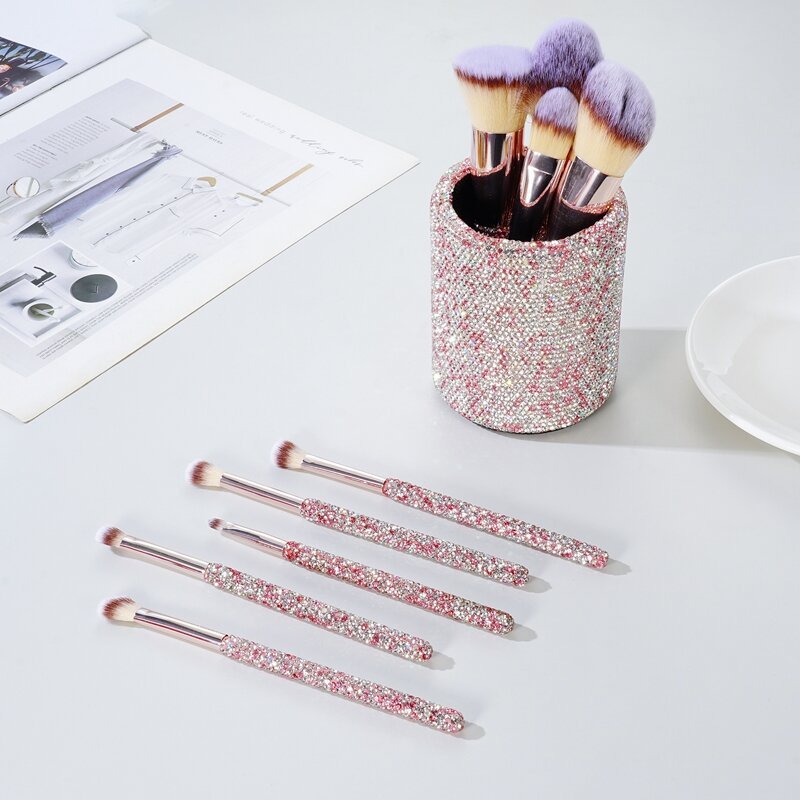 Diamond Makeup Brush Set 9 Piece - RAINSTAR