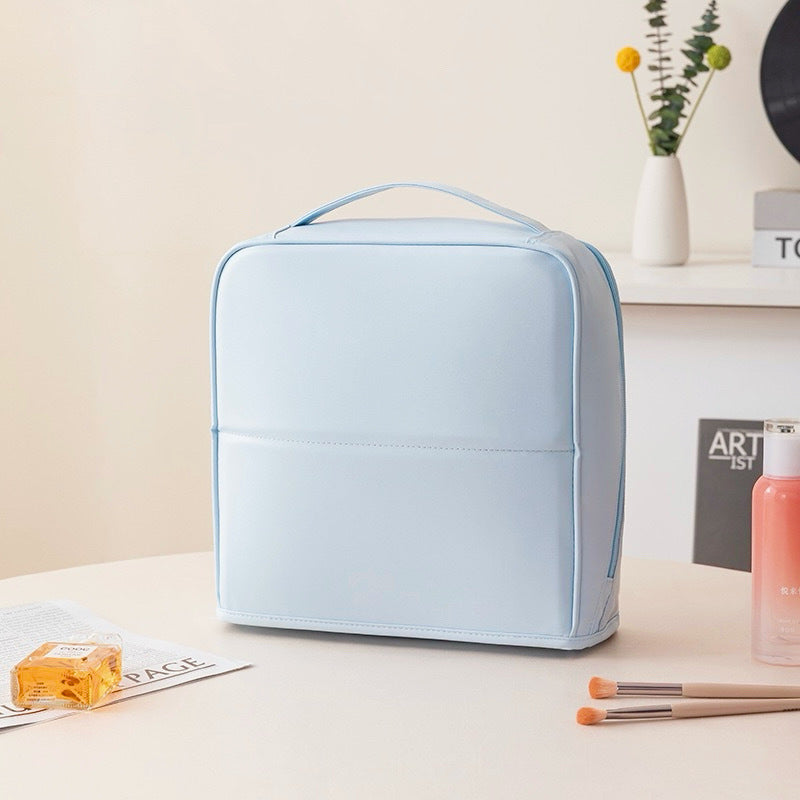 Vertical Makeup Toiletry Bag with Compartments