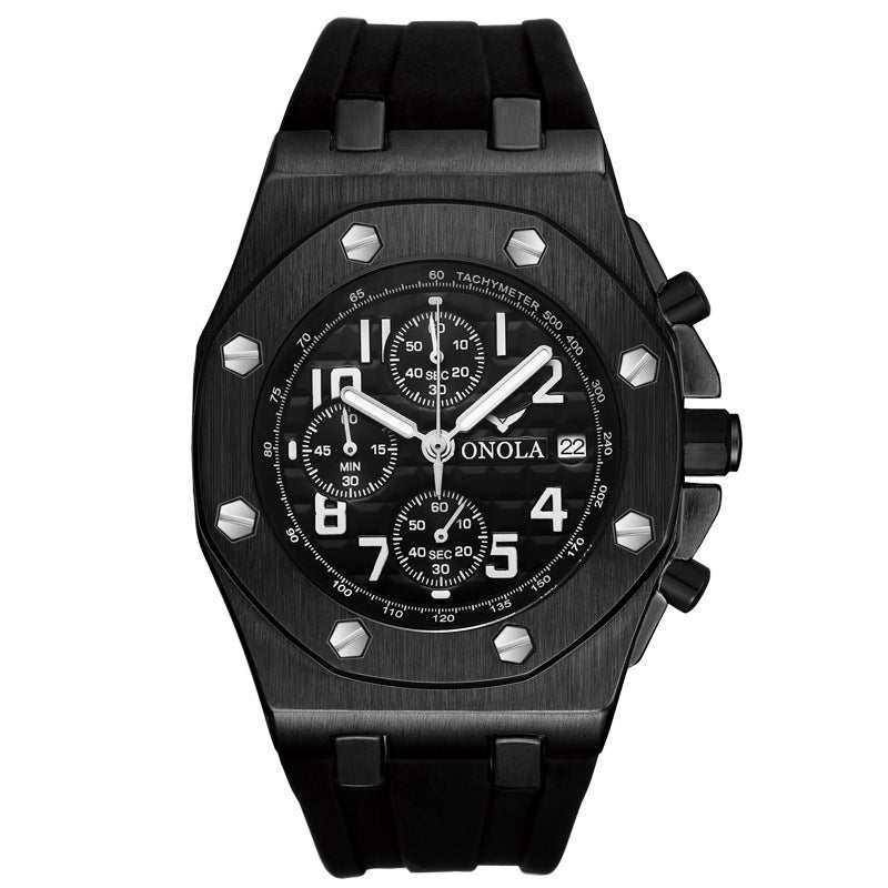 ONOLA Classic Stylish Men's Sports Watch with Silicone Band