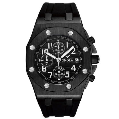 ONOLA Classic Stylish Men's Sports Watch with Silicone Band