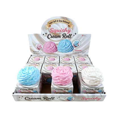 Silicone Cream Roll Squishy Toy