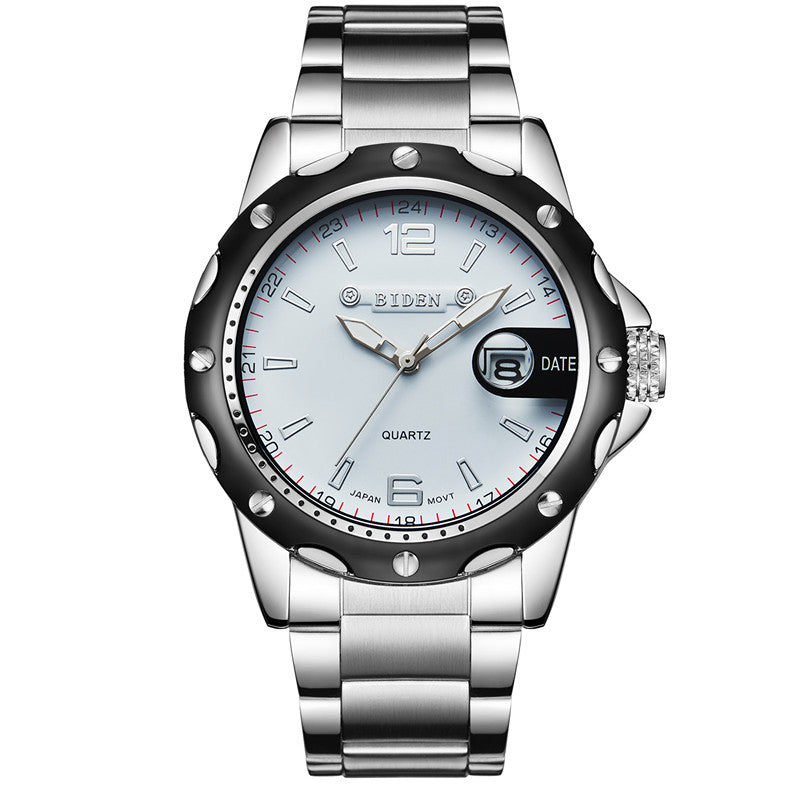 Men's Fashionable Waterproof Silicone Quartz Watch