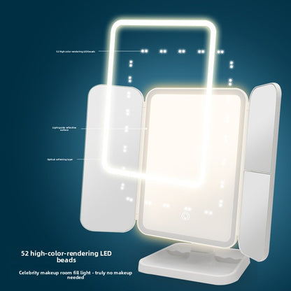 Desktop LED Makeup Mirror with Light