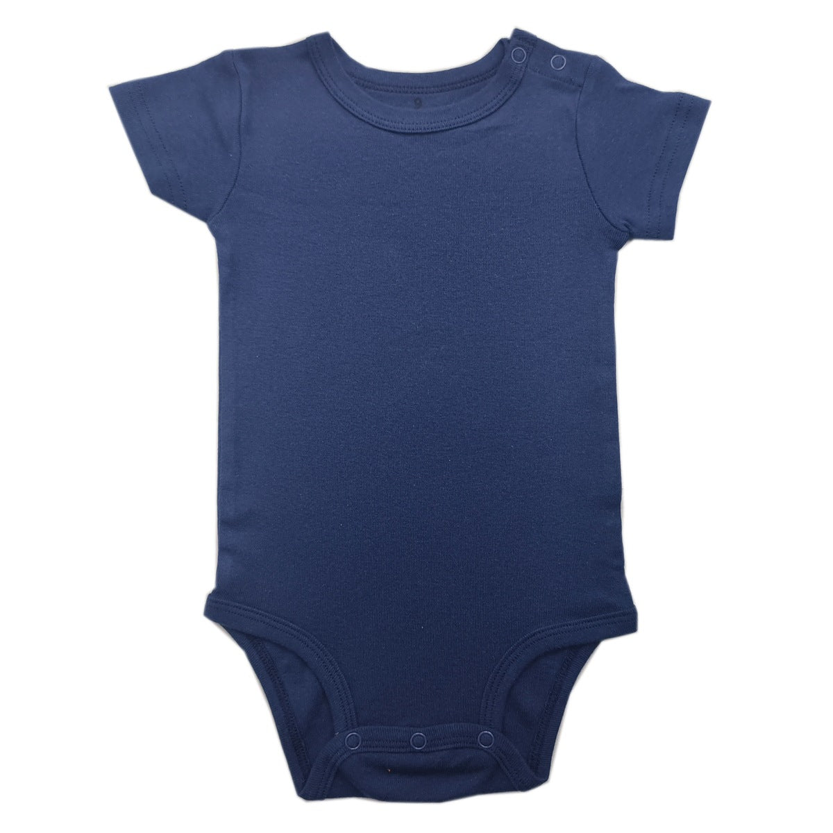 Baby Cotton Romper Short Sleeve Shoulder Opening Jumpsuit