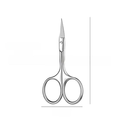Stainless Steel Beauty Scissors for Eyebrow and Nose Hair Trimming, Makeup Tool