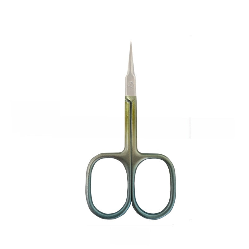 Stainless Steel Beauty Scissors for Eyebrow and Nose Hair Trimming, Makeup Tool