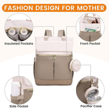 Diaper Mummy Bag Outdoor Laptop Bag Travel Casual Bag Backpack