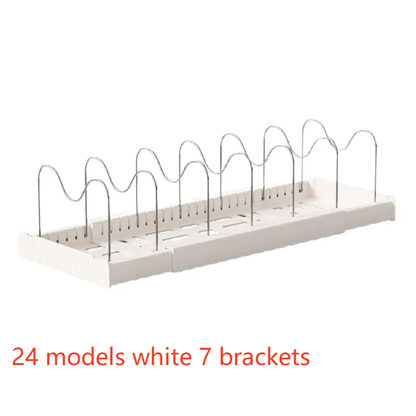 Extendable kitchen storage rack